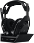 Logitech Astro A50 X LIGHTSPEED black front view
