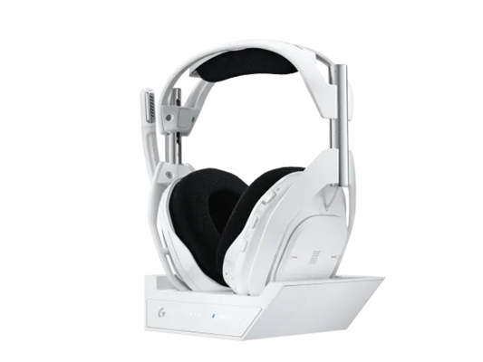 Logitech Astro A50 X White Isometric View