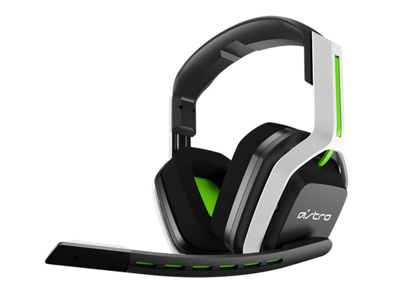 Logitech Astro Gaming A20 Green Isometric View