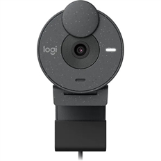 Logitech BRIO 300 - Webcam, 1080p Resolution, 30fps, USB-C, Graphite