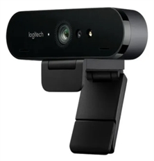 Logitech BRIO 4K - Cámara Web, Resolución 4k, 30 fps, USB 3.2, Negro