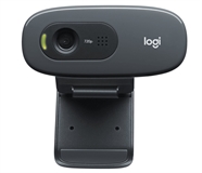 Logitech C270  - Webcam, 720p Resolution, 30fps, USB 2.0, Black