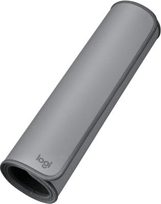 Logitech Desk Mat View Grey Rolled Up