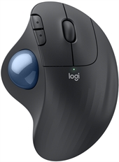 Logitech Ergo M575S - Mouse Egonómico, Inalámbrico, Bluetooth, USB, Óptico, 2000 dpi, Grafito
