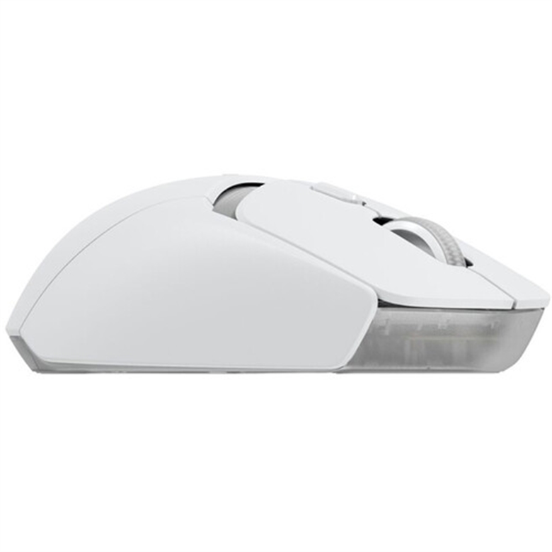 Logitech G G309 LIGHTSPEED vista de lado izquierdo mouse blanco