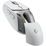 Logitech G G309 LIGHTSPEED vista de mouse blanco abierto