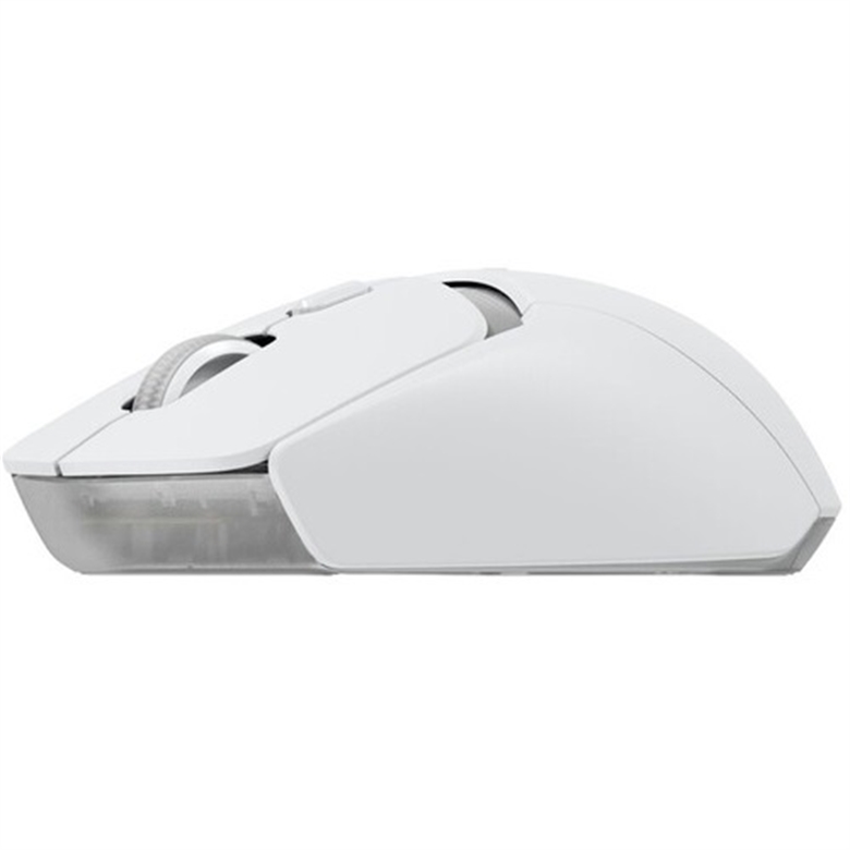 Logitech G G309 LIGHTSPEED vista de lado derecho mouse blanco