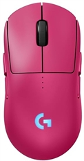 Logitech G PRO 2 LIGHTSPEED - Mouse Gaming, Inalámbrico, USB, Óptico, 44000 dpi, Rosado
