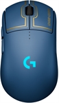 Logitech G Pro League of Legends Edition - Mouse, Inalámbrico, Cable, Bluetooth, USB, Óptico, 25600dpi, Luces RGB, Azul