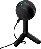 Logitech G Yeti Orb - Micrófono, Negro, Cápsula de Condensador, Cardioide, USB