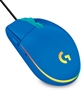 Logitech G203 Lightsync Gaming Mouse Blue Isometric View