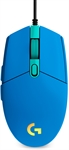 Logitech G203 Lightsync - Mouse, Wired, USB, Optic, Up to 8000 dpi, RGB, Blue