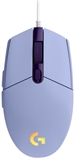 Logitech G203 Lightsync - Mouse, Wired, USB, Optic, Up to 8000 dpi, RGB, Lilac