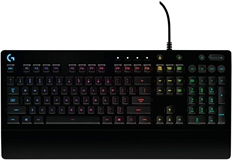 Logitech G213 Prodigy - Gaming Keyboard, Wired, USB, RGB, English, Black