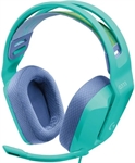 Logitech G335 - Headset, Estéreo, Circumaurales, Con Cable, 3.5mm, Menta