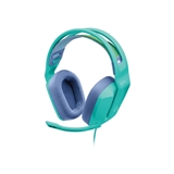 Logitech G335 - Headset, Estéreo, Circumaurales, Con Cable, 3.5mm, Menta