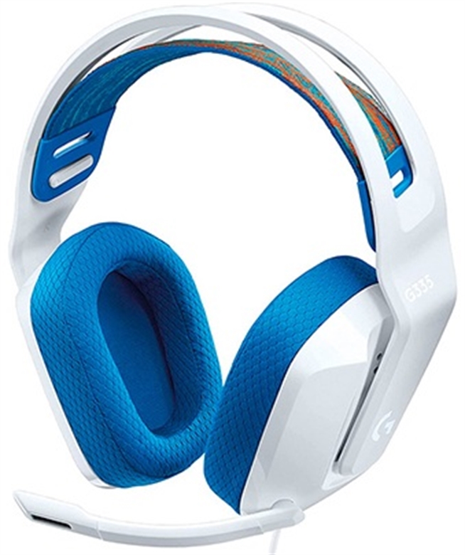 Logitech G335 Vista Blanca Frontal