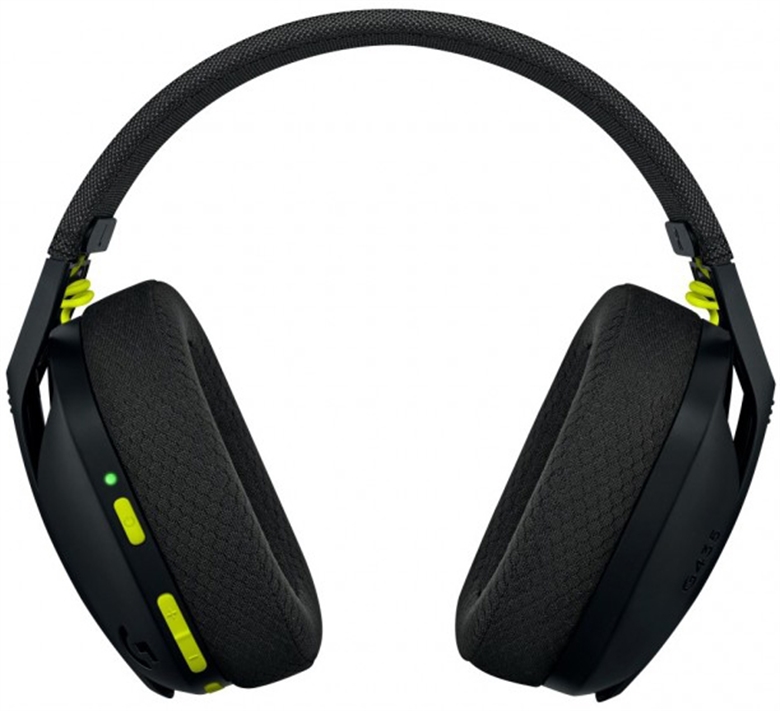 Logitech G435 LIGHTSPEED Gaming Headset Black Back Side