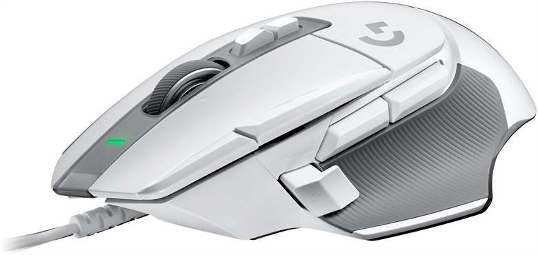 Logitech G502 X - Isometric 2 Wired White Mouse View