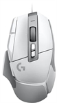 Logitech G502 X - Mouse, Cableado, USB, Hasta 25600 dpi, Blanco