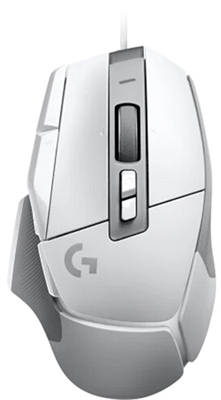 Logitech G502 X - Top Wired White Mouse View