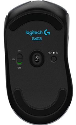 Logitech G603 Lightspeed Wireless Mouse Base View