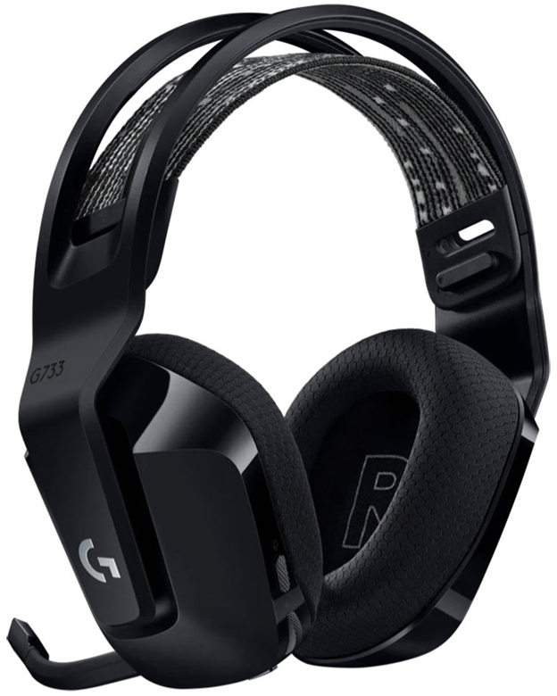 Cascos gaming inalámbrico micrófono Logitech G733 LightSpeed - Negro