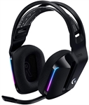 Logitech G733 LIGHTSPEED - Gaming Headset, Stereo, Over-ear headband, Wireless, USB (2.4GHz), RGB, Black