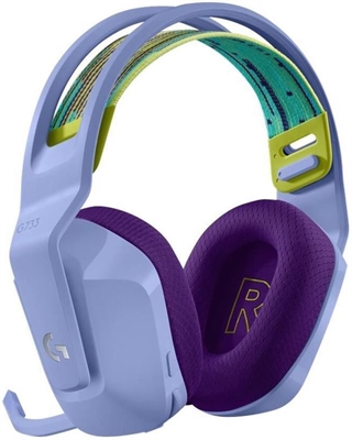 Logitech G733 LIGHTSPEED Lilac Wireless Gaming Headset Back Side
