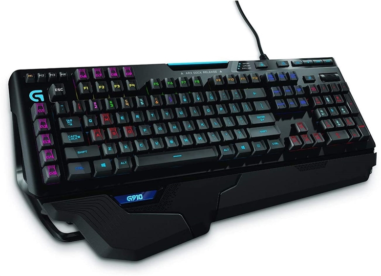 Logitech G910 Gaming keyboard Side View