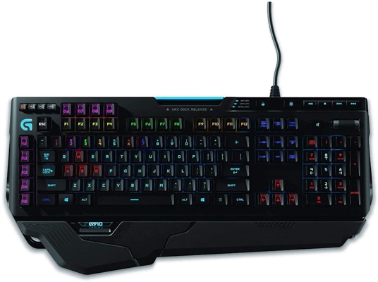 Logitech G910 Gaming Teclado Vista Frontal