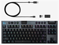Logitech G915 TKL Mechanical Keyboard Front View with Cables