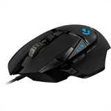 Logitech G G502 HERO - Mouse, Cableado, USB, Óptico, 25600 dpi, RGB, Negro