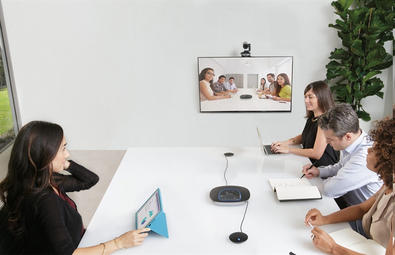 Logitech Group Video Conferencing Kit with Expansion Microphones Conference Room