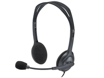 Logitech H111 - Headset, Stereo, Headband, Wired, 3.5 mm, 20Hz-20kHz, Black