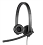 Logitech H570e Stereo Headset Microsoft Teams Version-Lateral View