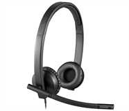 Logitech H570e - Headset, Estéreo, Diadema, Con cable, USB, 31,5Hz - 20Hz, Negro