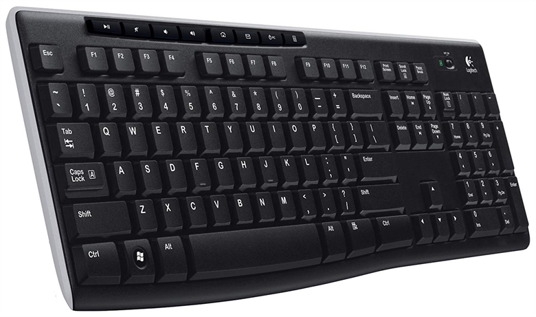 Logitech K270 Wireless Keyboard Diagonal View