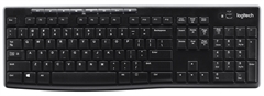 Logitech K270 - Keyboard, Wireless, USB, Spanish, Black