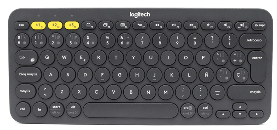 Logitech K380 Teclado Bluetooth multidispositivo - Gris Oscuro - Español -  920-007562 