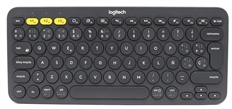 Logitech K380 - Standard Keyboard, Wireless, Bluetooth, Spanish, Black