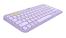 Logitech K380 - Standard Keyboard, Wireless, Bluetooth, Spanish, Lavender Lemonade