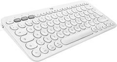 Logitech K380 - Standard Keyboard, Wireless, Bluetooth, Spanish, White