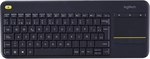 Logitech K400 Plus - Smart Keyboard, Wireless, USB, Spanish, Black