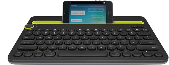 Logitech K480 Smart Keyboard Connected to Phone