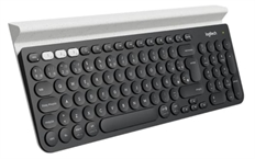 Logitech K780 - Smart Keyboard, Wireless, USB, Bluetooth, Spanish, Black