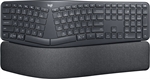 Logitech K860 - Teclado Ergonómico, Negro, Inalámbrico, Bluetooth y USB
