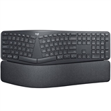 Logitech K860 - Teclado Ergonómico, Negro, Inalámbrico, Bluetooth y USB