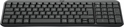 Logitech Keyboard K250 Graphite Front Up View