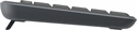 Logitech Keyboard K250 Graphite Side View